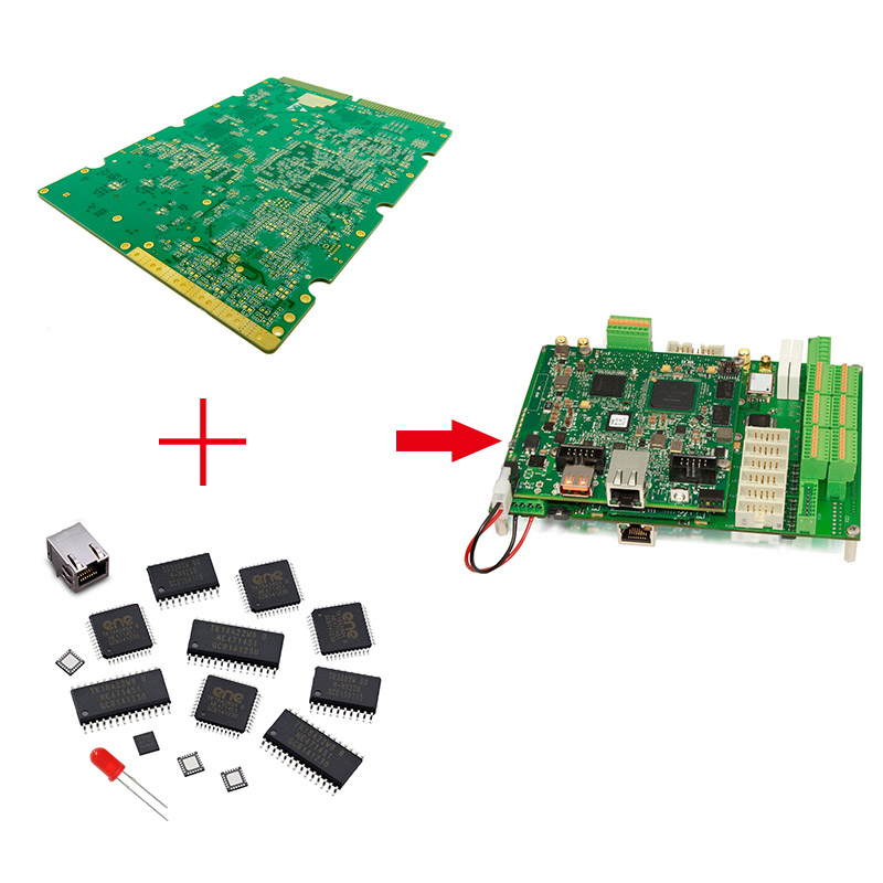 SMT circuit board assembly