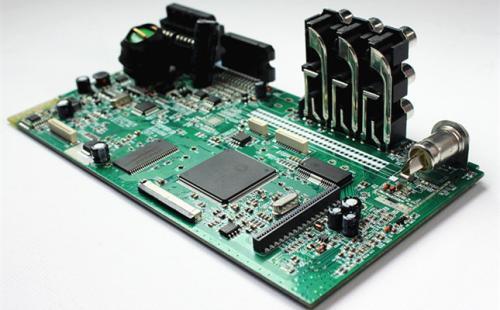 Smt circuit board assembly for residual current electrical fire