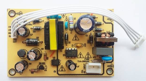 Digital satellite receiver PCB prototype